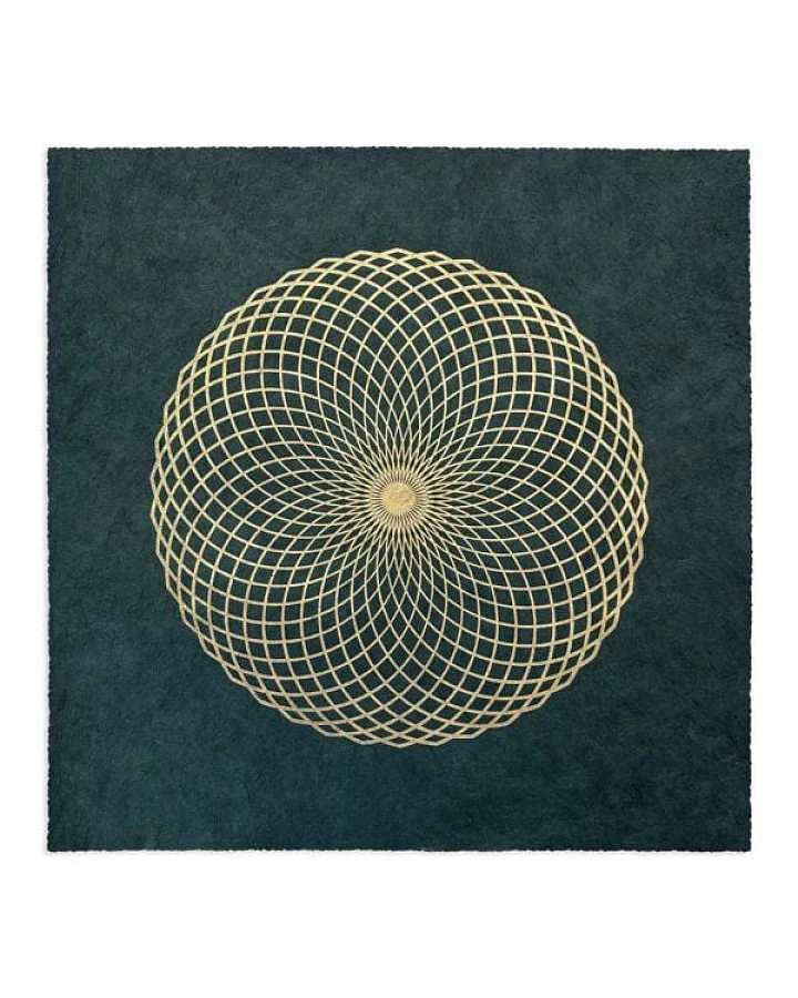 Veskor Cassiopeia LOTUS DES LEBENS Heilige Geometrie Linoldruck