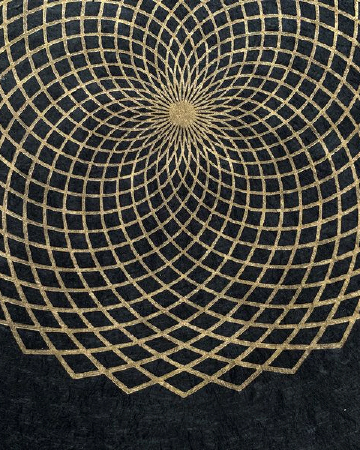 Veskor Cassiopeia LOTUS DES LEBENS Heilige Geometrie Linoldruck – Ansicht 3