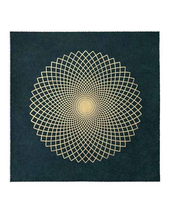 Veskor Cassiopeia LOTUS DER LIEBE Heilige Geometrie Linoldruck