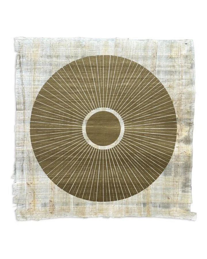 Veskor Cassiopeia CENTRAL SUN PAPYRUS Sonnen Linoldruck