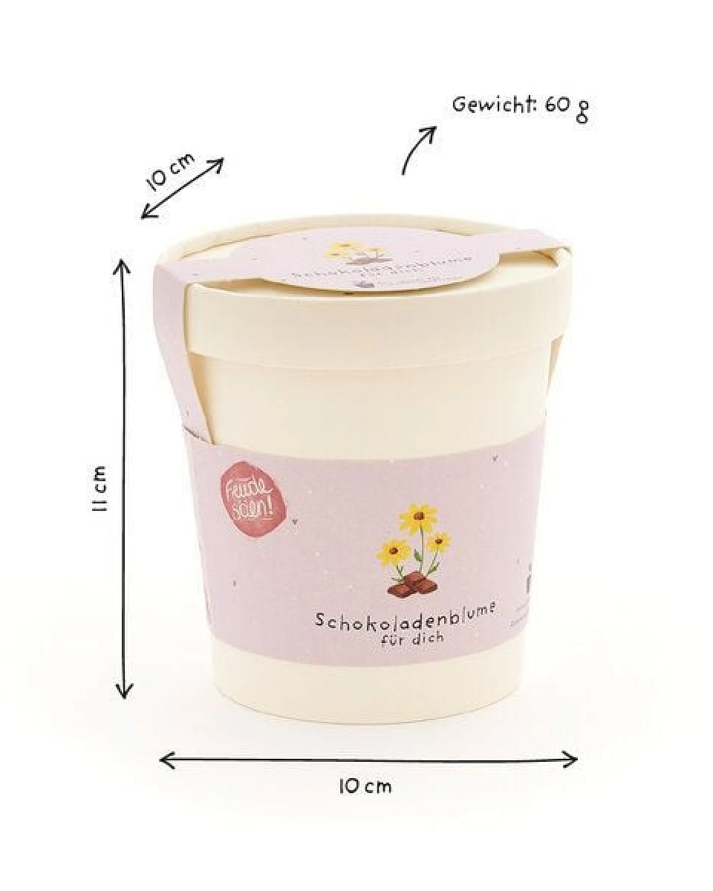 Die Stadtgärtner Schokoblumen-Anzuchtset als besonderes Geschenk – Ansicht 4