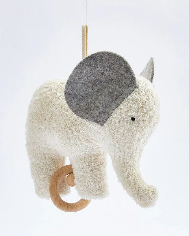 Produktseite: Efie Spieluhr Elefant, kbA, 100 % Made in Germany