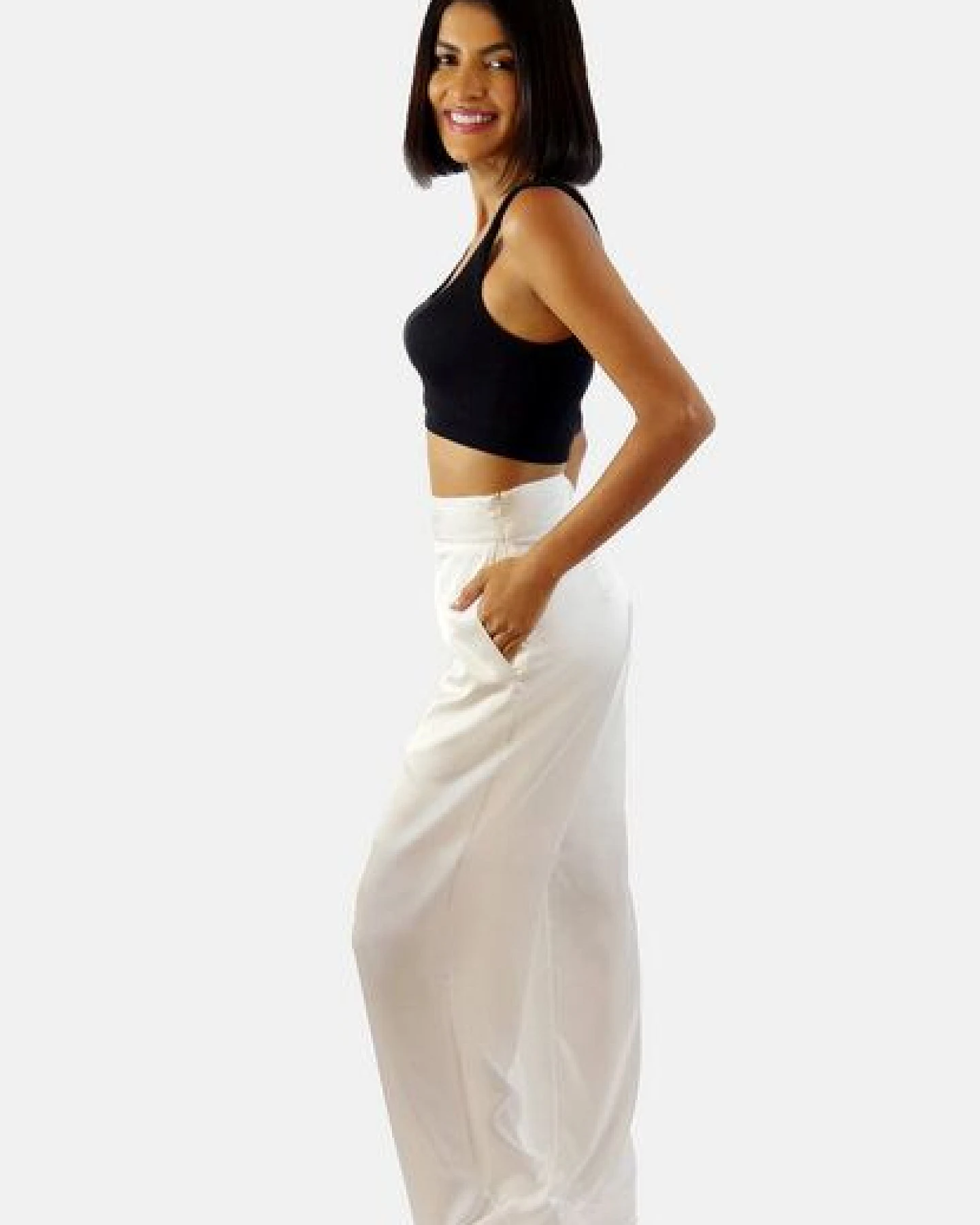 Aline Celi Hose Sustainable Fabric Claudia – Ansicht 4