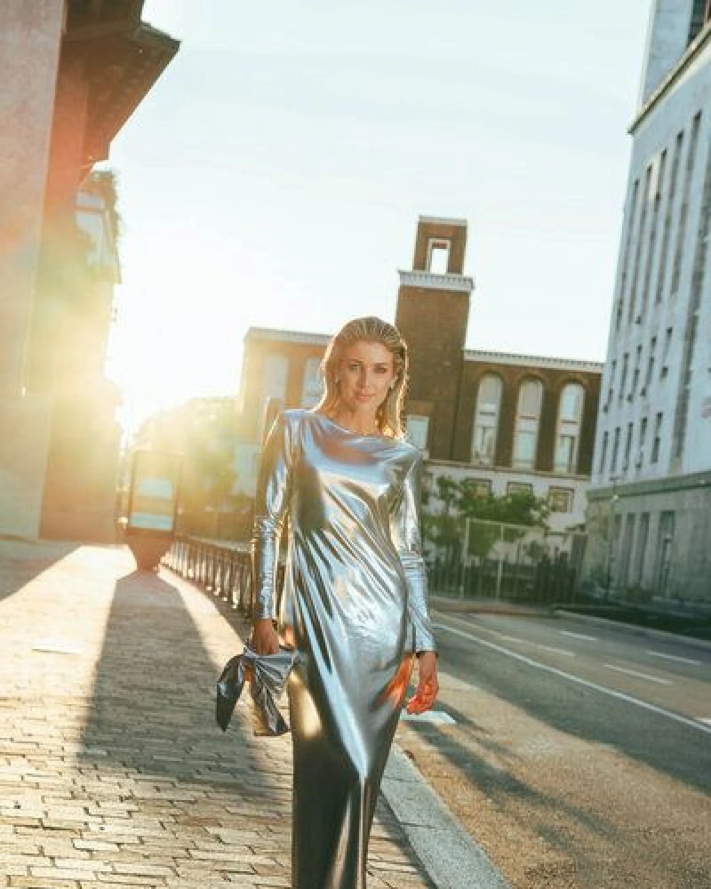 Aline Celi Kleid Metallic – Ansicht 3