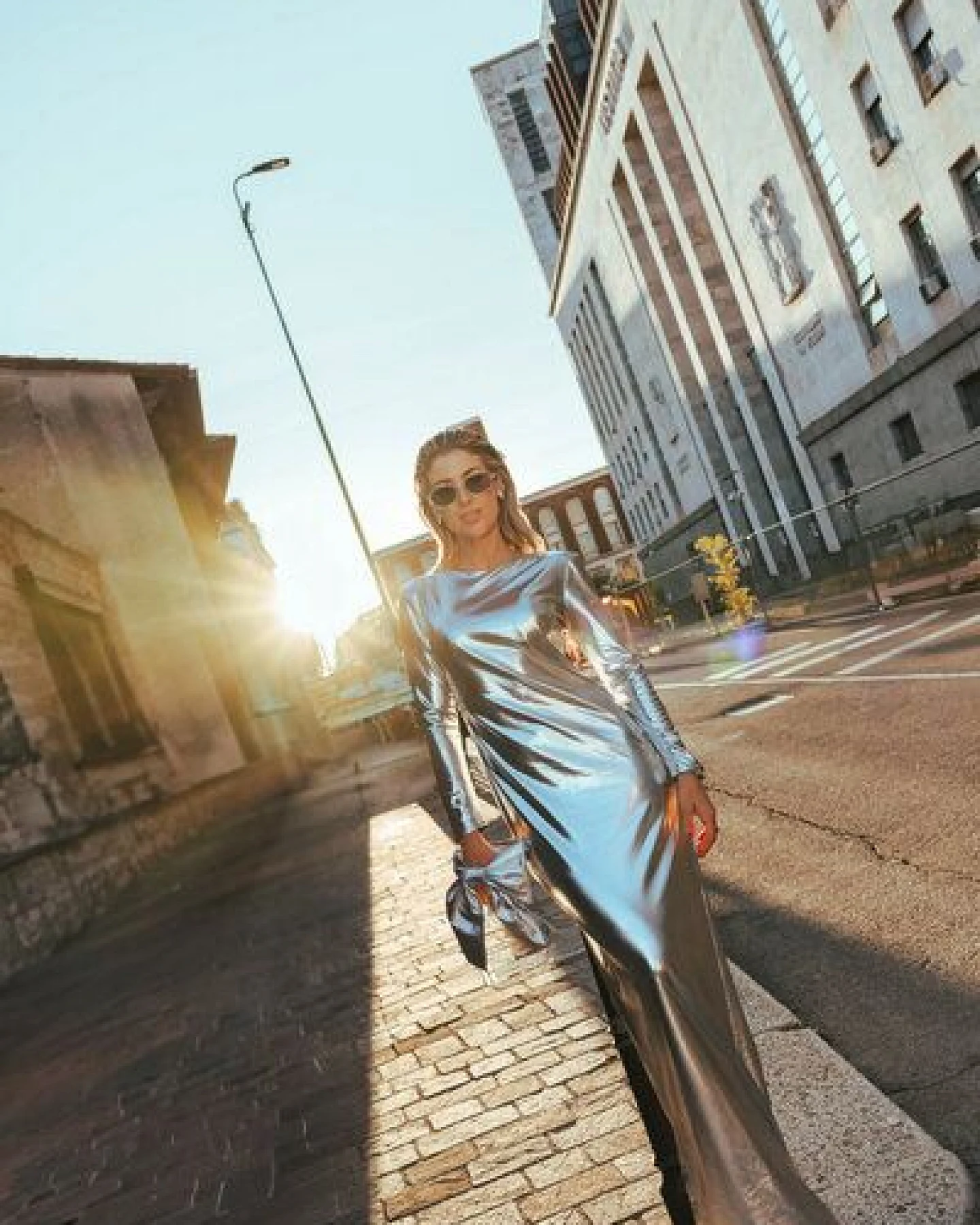 Aline Celi Kleid Metallic – Ansicht 3