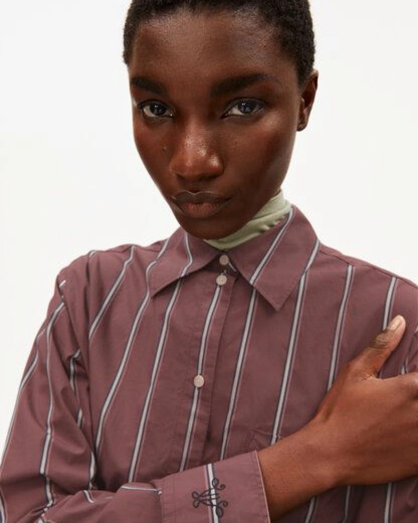 ARMEDANGELS HALIAA STRIPED Damen Bluse aus Bio-Baumwolle – Ansicht 3