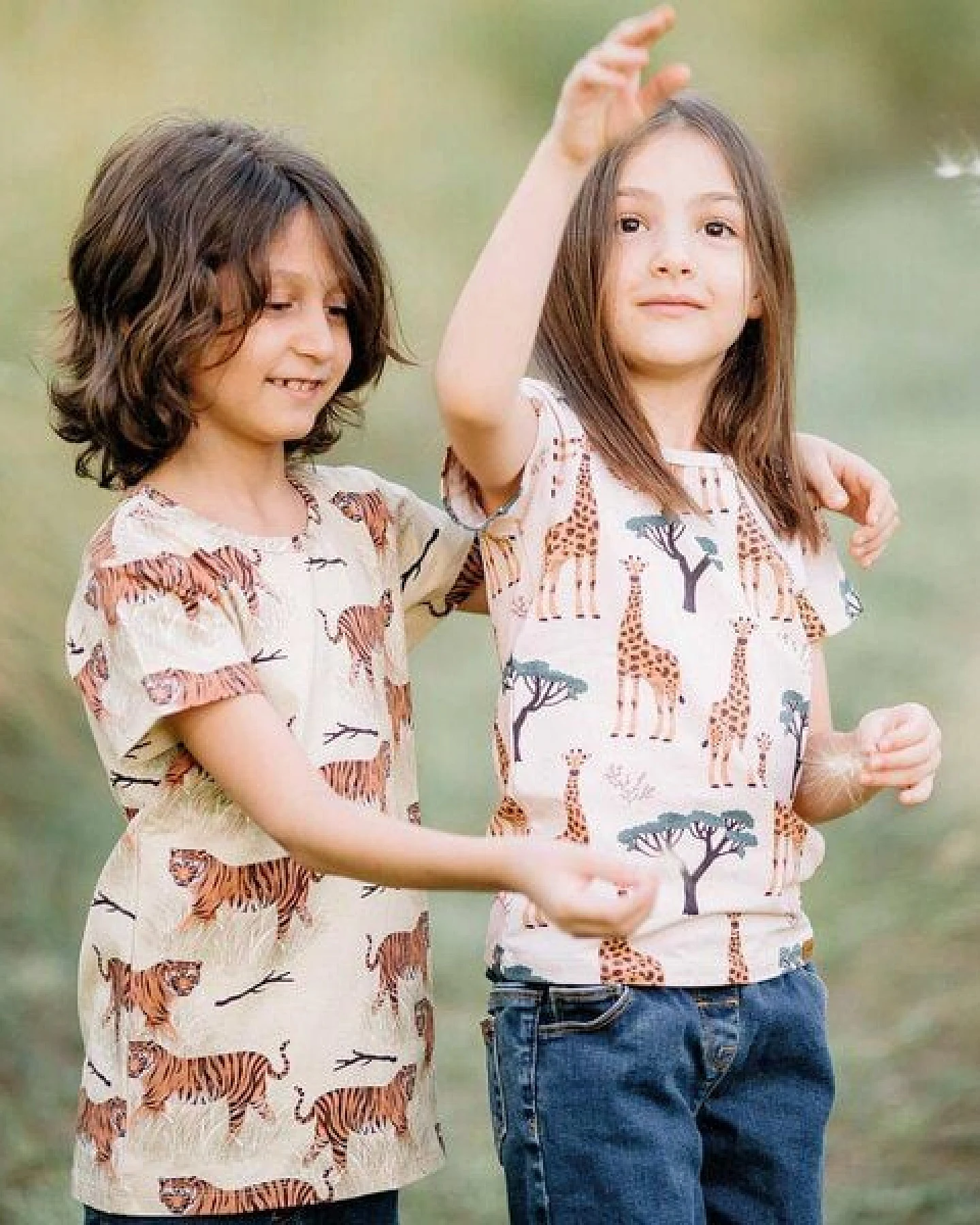 Tigers-T-ShirtBio-Baumwolle aus 95% Baumwolle -yellow- GOTS-Zertifiziert – Walkiddy – Ansicht 4