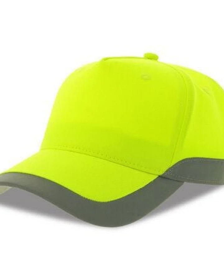 Atlantis Headwear Atlantis HiViz reflektierende wasserabweisende, gut sichtbare Cap aus recyceltem Material mit UV-Schutz