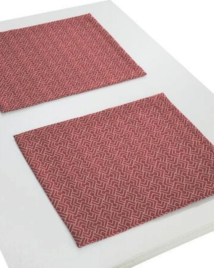 Nature by Adam Tischset 2er Pack aus 100% Bio-Baumwolle - Made in Germany - Graphic Ventus