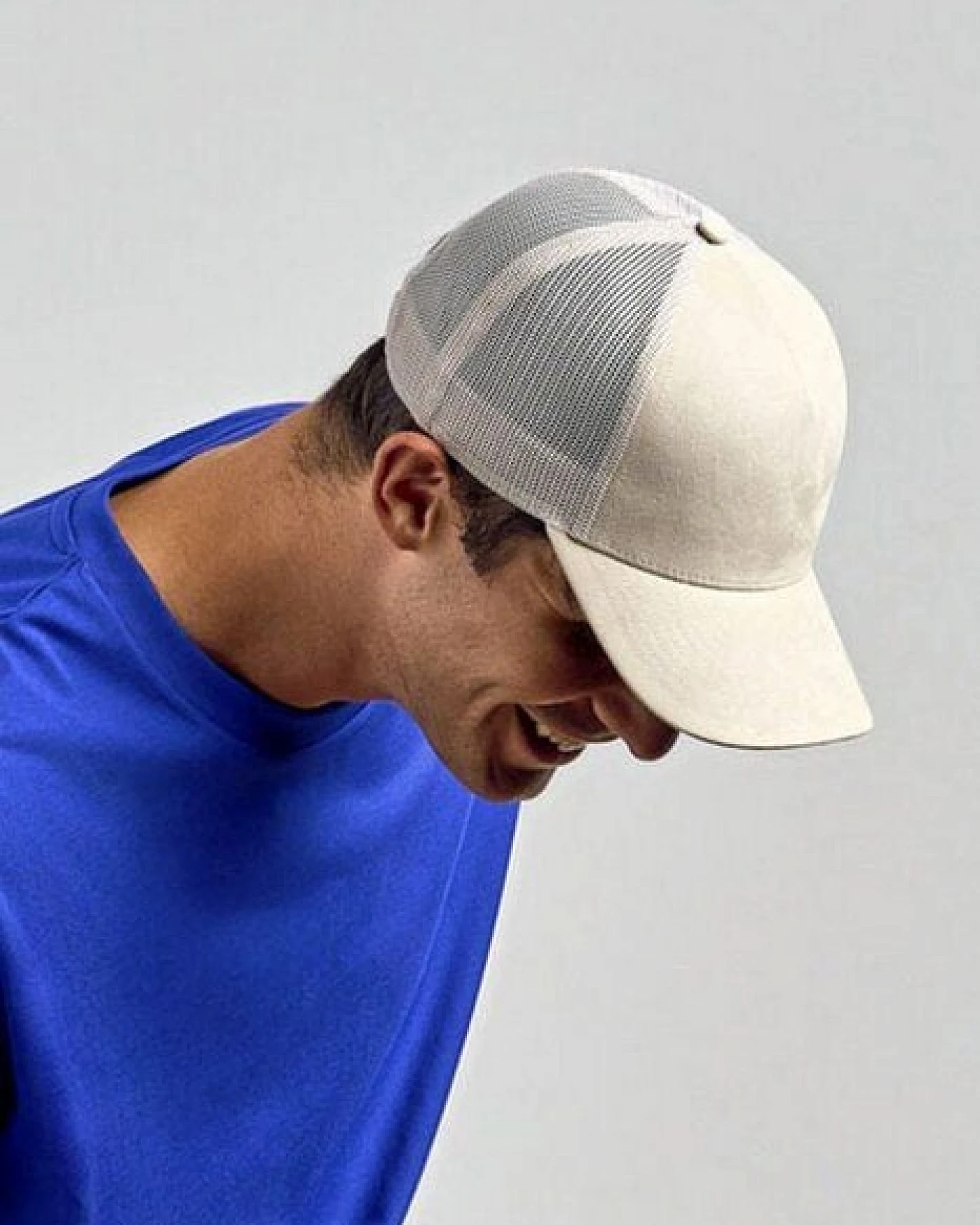 Atlantis Headwear Damen / Herren Netz Cap kombiniert mit Wildlederoptik Basecap Kappe Cappy – Ansicht 2