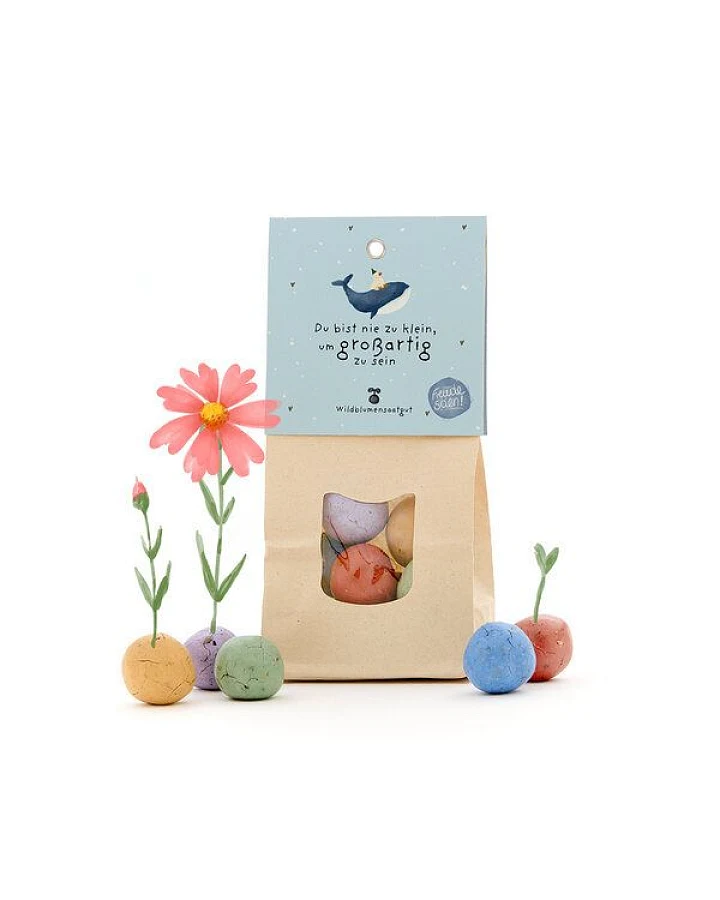 Die Stadtgärtner 8 Wildblumen-Saatkugeln als kreatives Geschenk