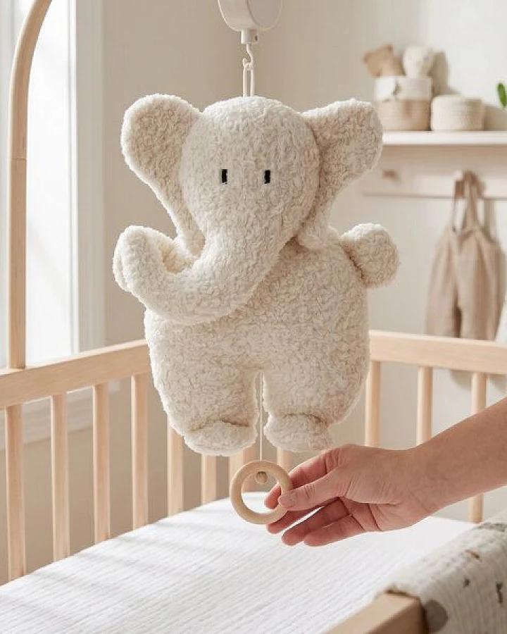 Efie Spieluhr Elefant, kbA, 100 % Made in Germany