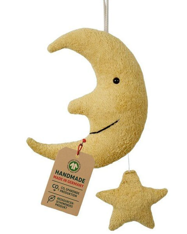 Produktseite: Efie Spieluhr Mond mit Stern, kbA (organic), Made in Germany