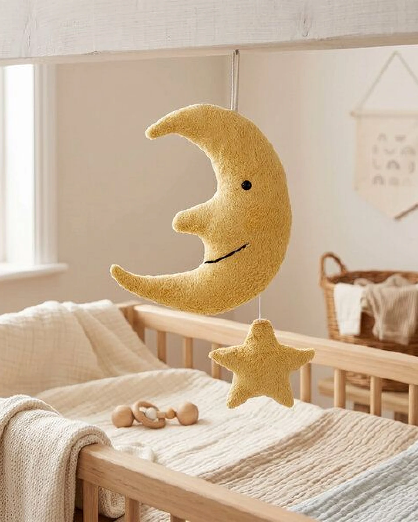 Efie Spieluhr Mond mit Stern, kbA (organic), Made in Germany – Ansicht 2