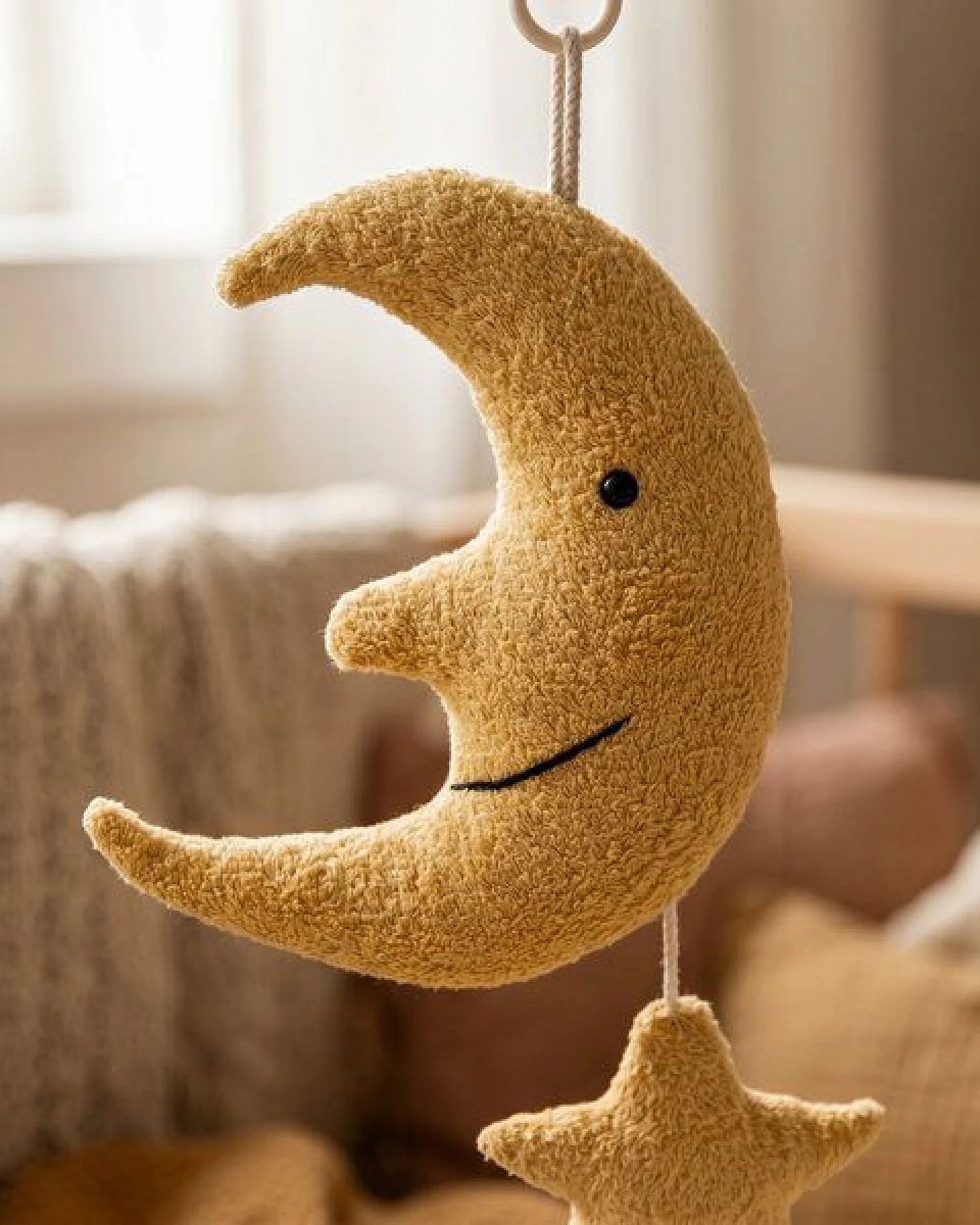 Efie Spieluhr Mond mit Stern, kbA (organic), Made in Germany – Ansicht 4
