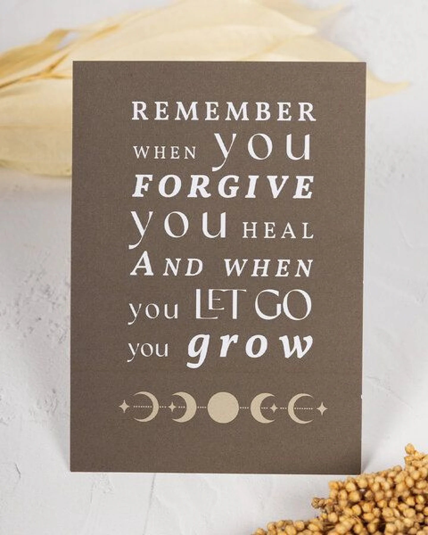 Oh Shanti Postkarte ''Healing'' – Ansicht 2
