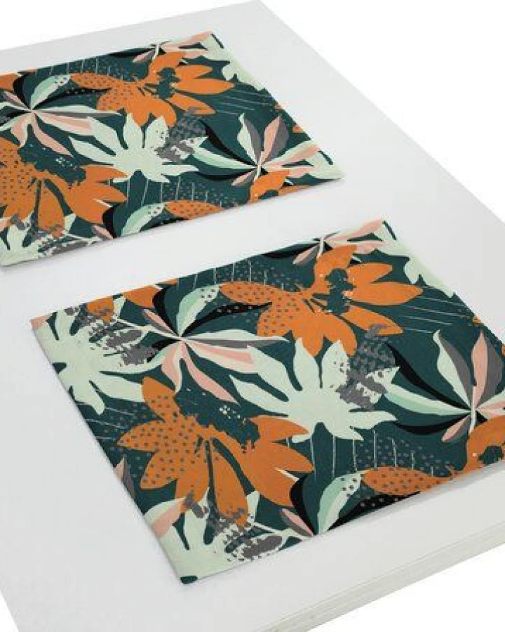Nature by Adam Tischset 2er Pack aus 100% Bio-Baumwolle - Made in Germany - Jungle