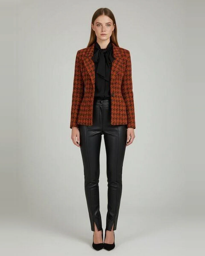 Aline Celi Blazer Sustainable Fabric Schine