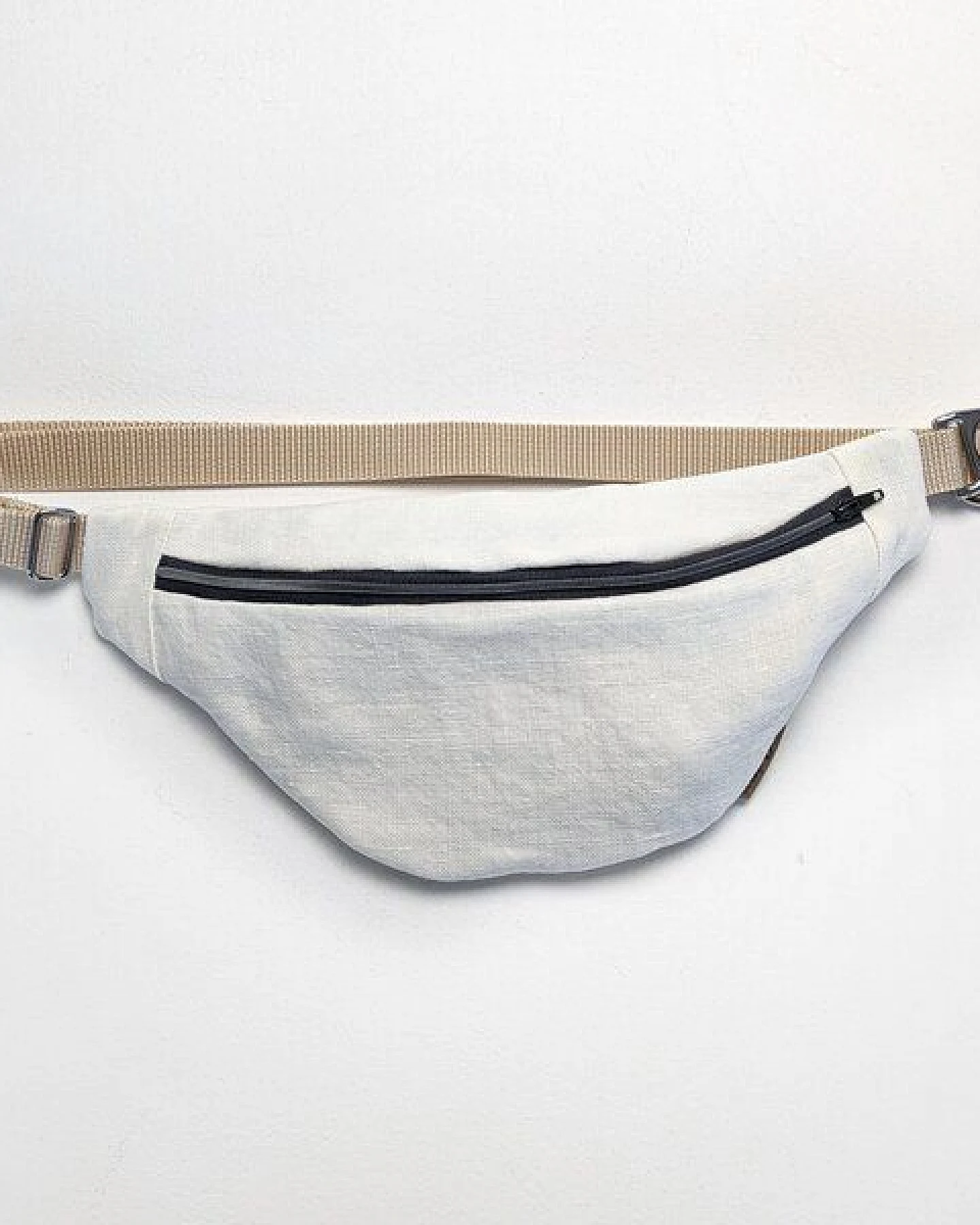 Bridge&Tunnel Hipbag Leinen cream – Ansicht 2