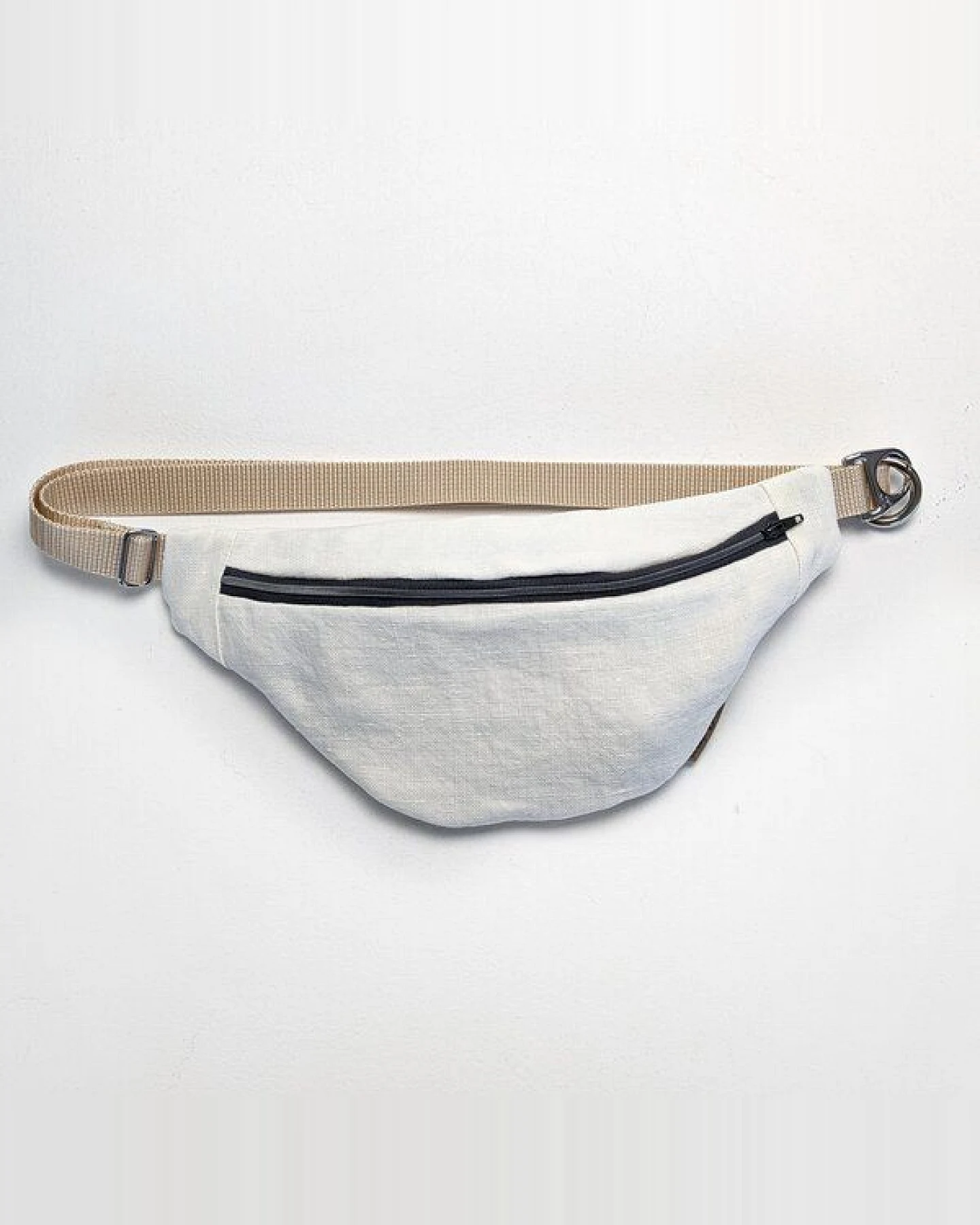Bridge&Tunnel Hipbag Leinen cream – Ansicht 2