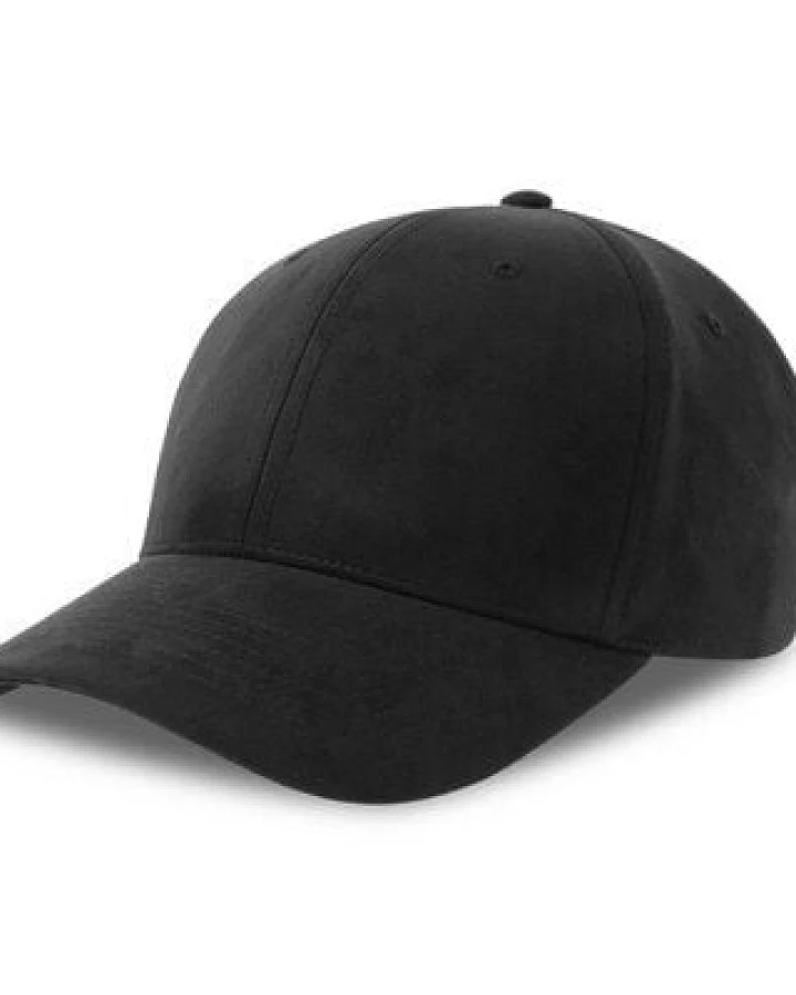 Atlantis Headwear Atlantis Cap Kappe Wildleder Imitat Baseballkappe aus recyceltem Polyester mit verstellbarem Metallverschluss