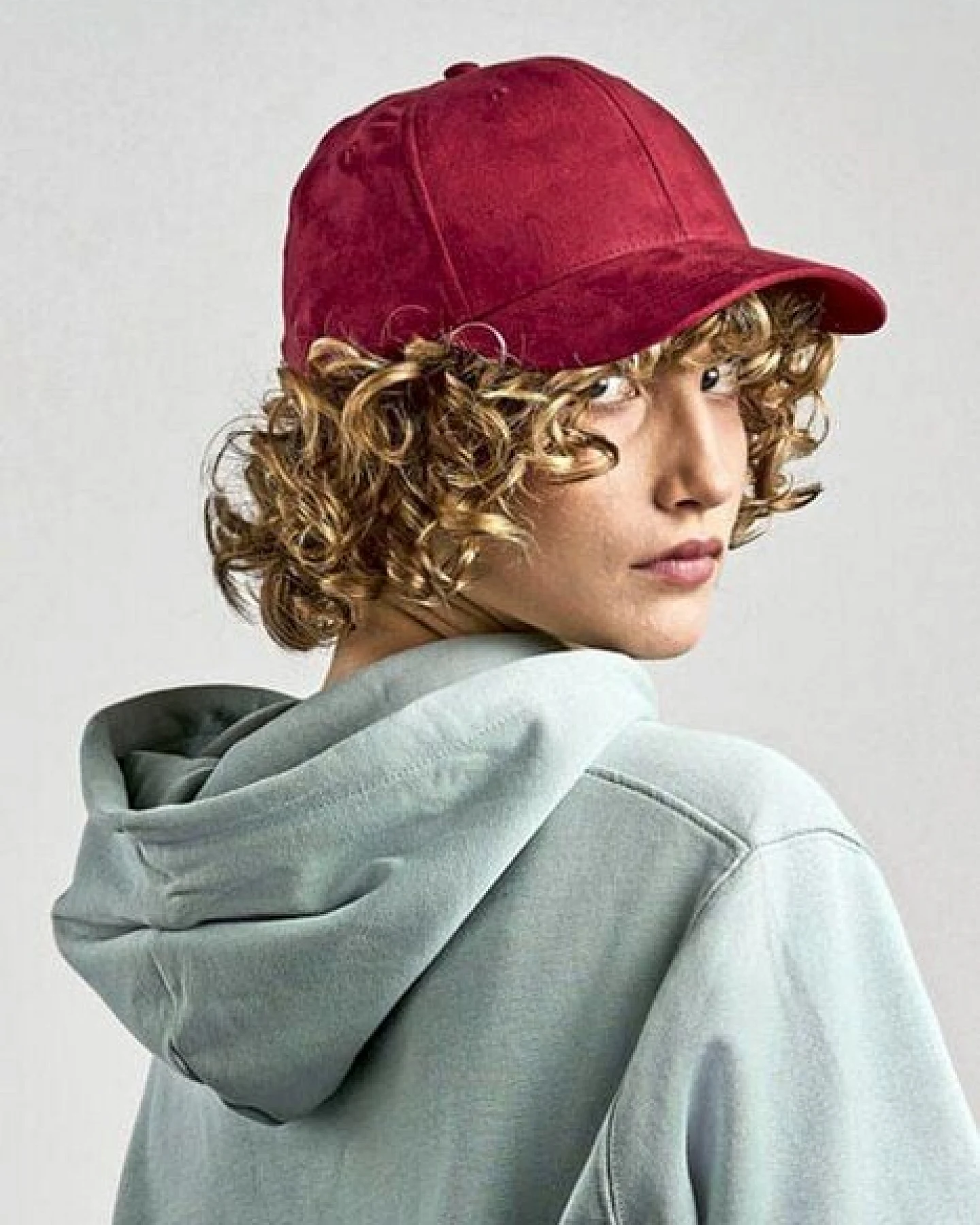 Atlantis Headwear Atlantis Cap Kappe Wildleder Imitat Baseballkappe aus recyceltem Polyester mit verstellbarem Metallverschluss – Ansicht 2