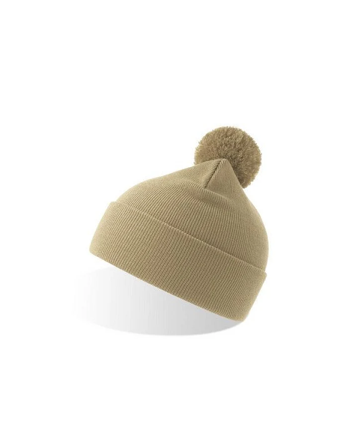 Atlantis Headwear Atlantis Wind Beanie Mütze Bommelmütze einfarbig 8 Farben