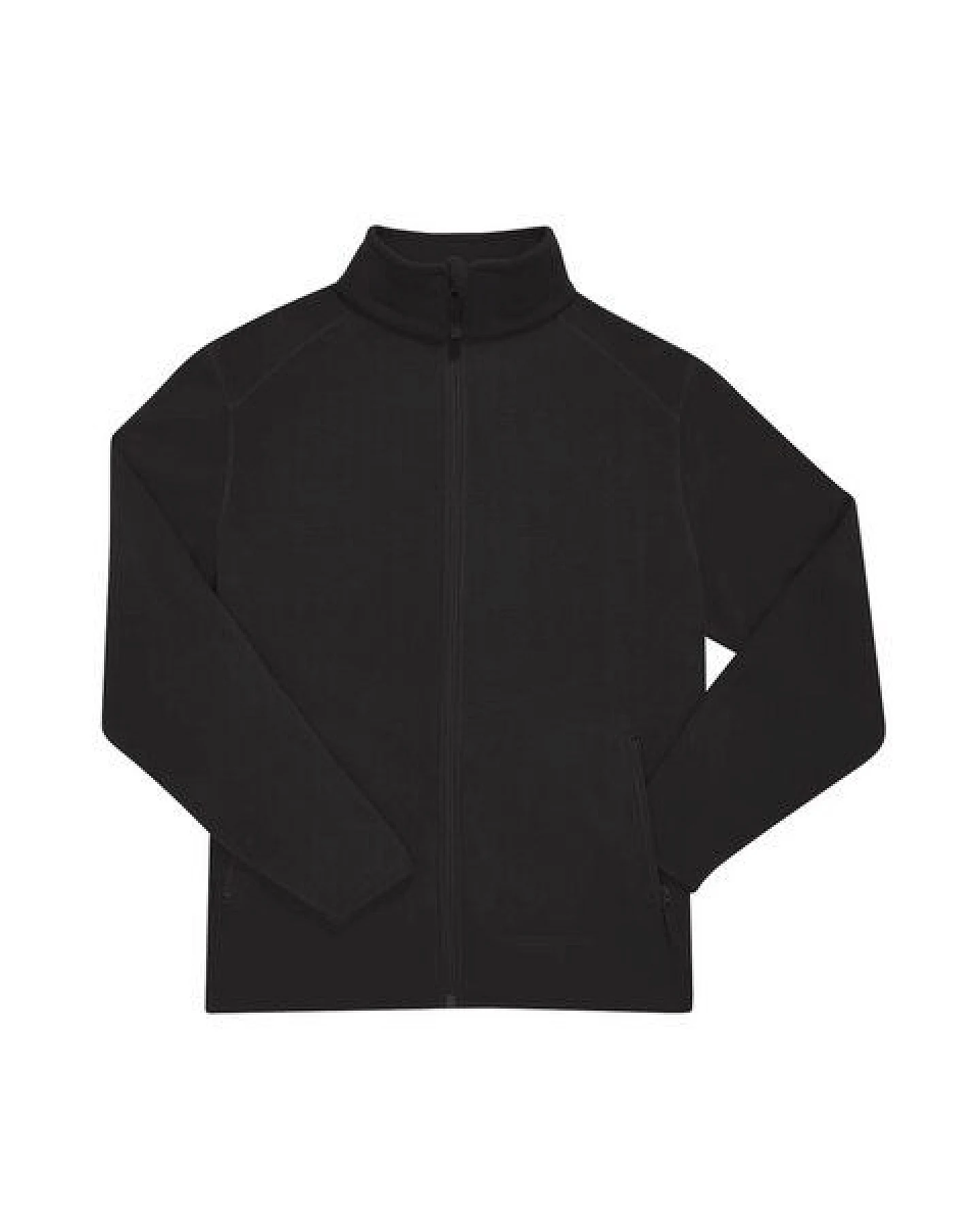 B&C Unisex Fleecejacke Übergangsjacke superweich zwei Fronttaschen mit Reißverschluss bis Gr. 4XL – Ansicht 3