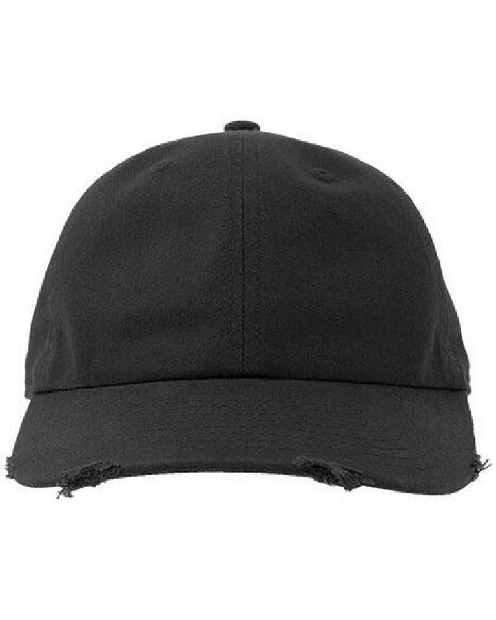 Atlantis Headwear Atlantis Unisex Cap Basecap Cappy Kappe Destoyed Effekt mit unstrukturierter Krone erhätlich in 7 Farben Dad Hat Destroyed-S