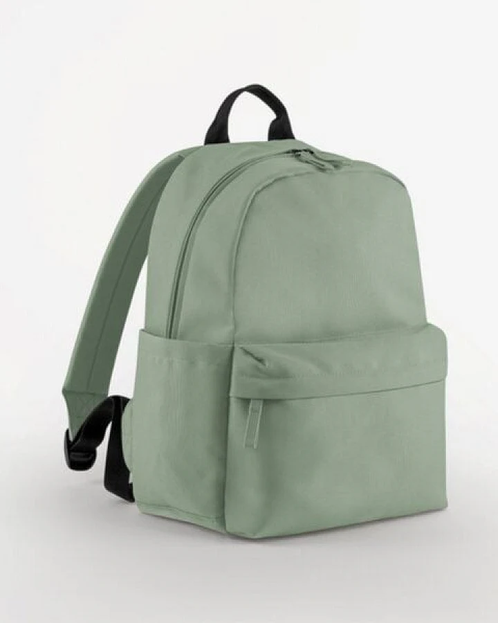 BagBase Mini Rucksack Seitentaschen gepolsterte, verstellbare Schulterriemen Haltegriff Backpack