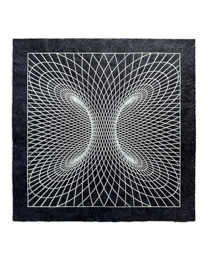 Veskor Cassiopeia TORUSFELD Heilige Geometrie Linoldruck