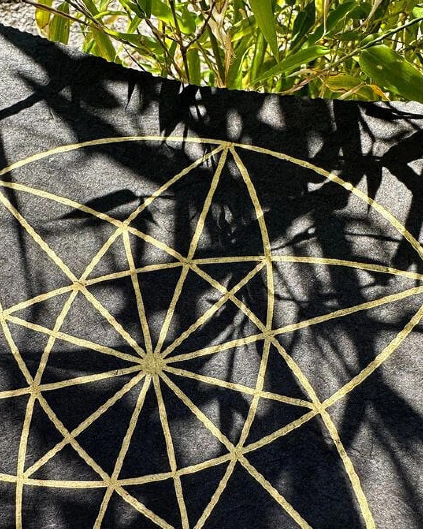 Veskor Cassiopeia VEKTOR EQUILIBRIUM II Heilige Geometrie Linoldruck – Ansicht 4