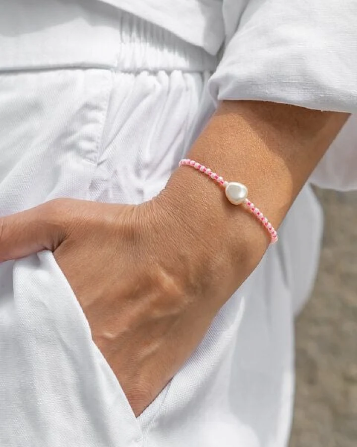 juni Sommer Perlenarmband Maui - vegan