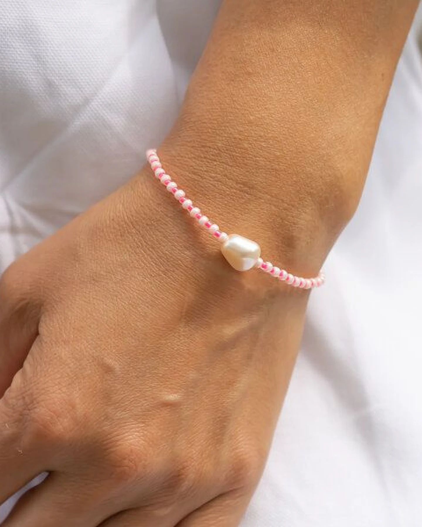 juni Sommer Perlenarmband Maui - vegan – Ansicht 2
