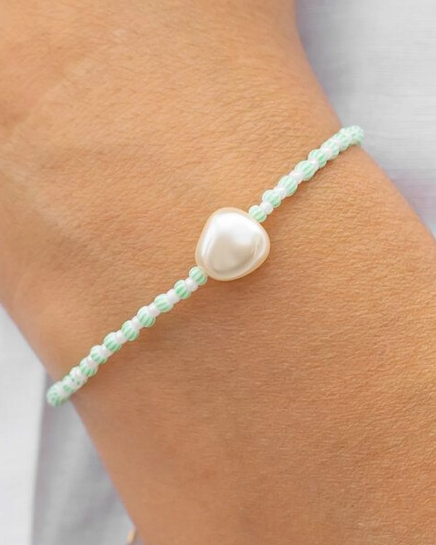 juni Sommer Perlenarmband Maui - vegan – Ansicht 2