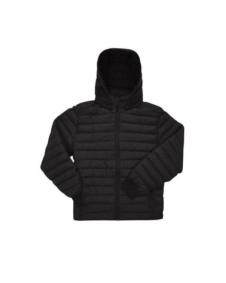B&C BE INSPIRED Unisex Steppjacke Pufferjacke abnehmbare Kapuze Seitentaschen mit Reißverschluss Wasserabweisend bis Gr. 4XL