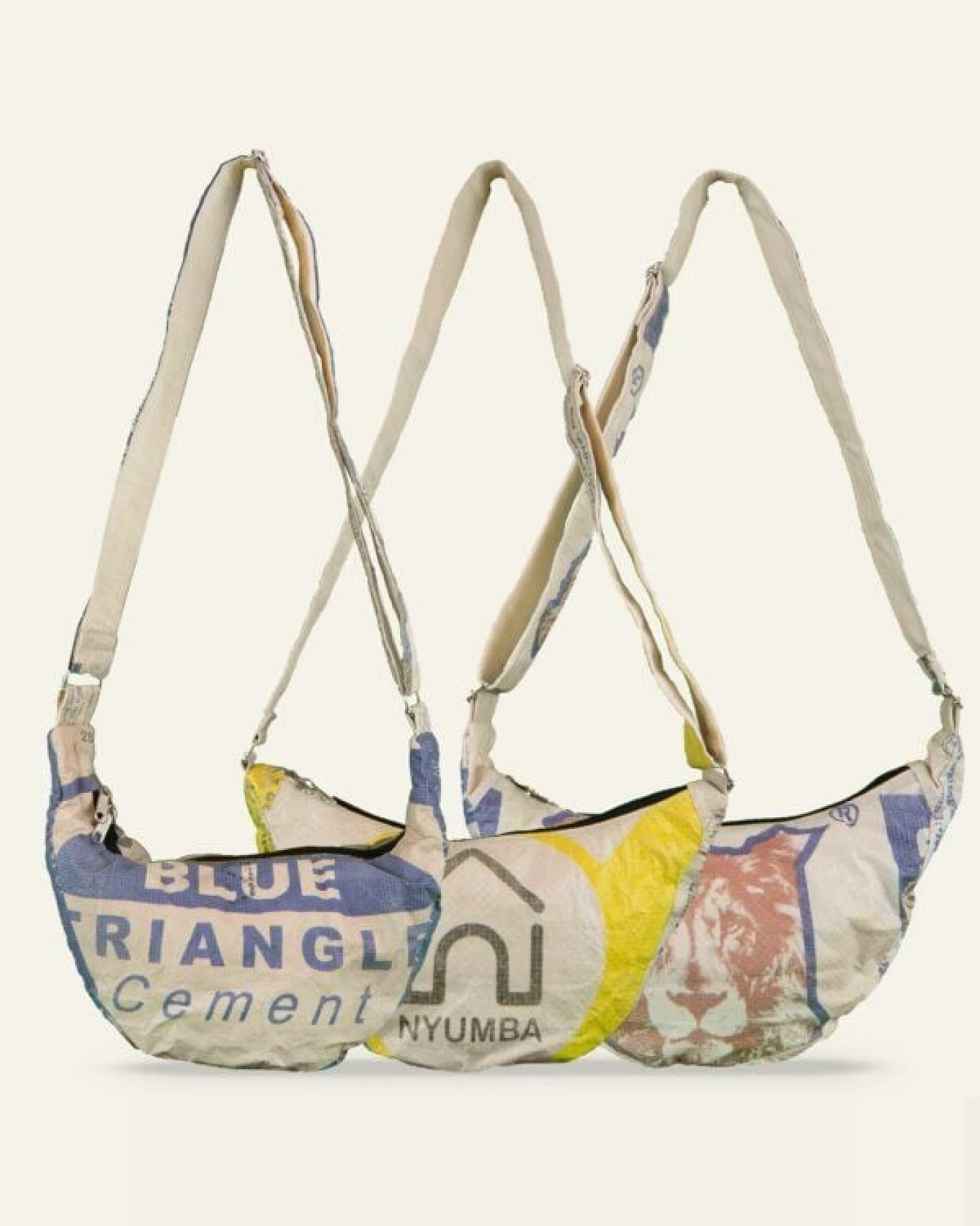 Nyuzi Blackwhite Upcycling MoonBag – Ansicht 2