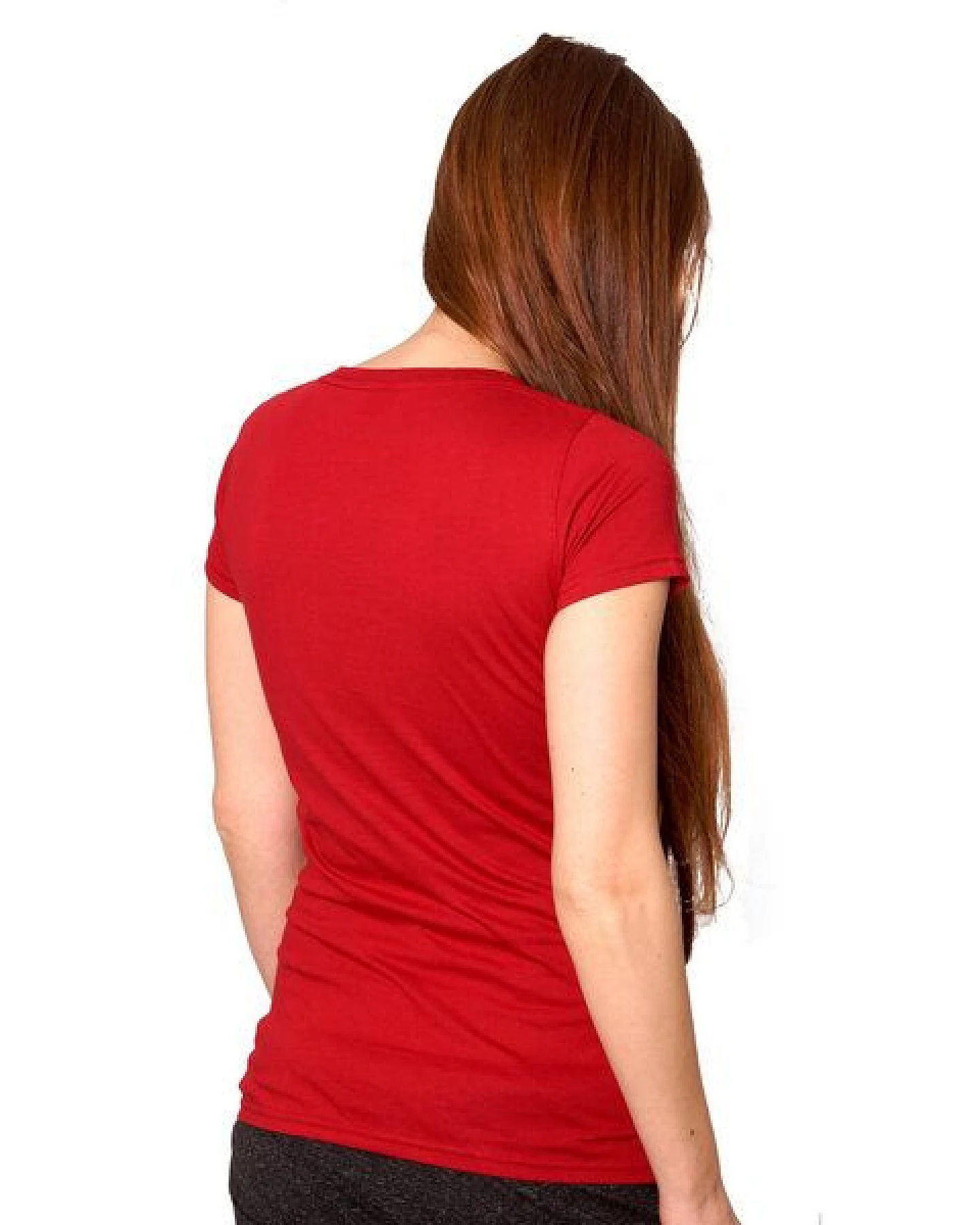 HANDGEDRUCKT "Kiwi" Frauen-T-SHIRT von Earth Positiv Biobaumwolle – Ansicht 2