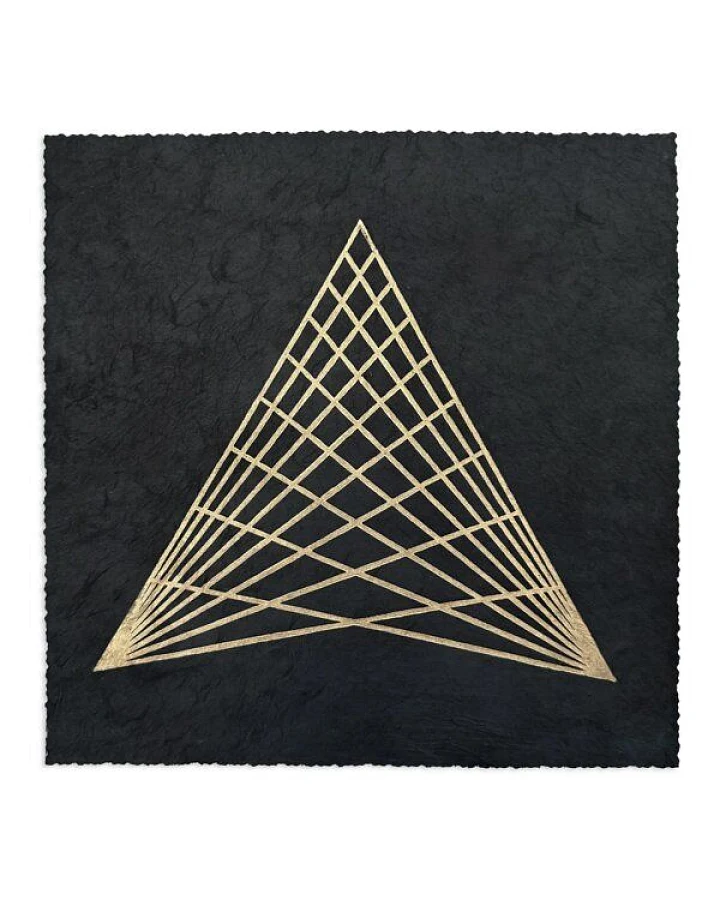 Veskor Cassiopeia TRIANGULAR GRID Linoldruck