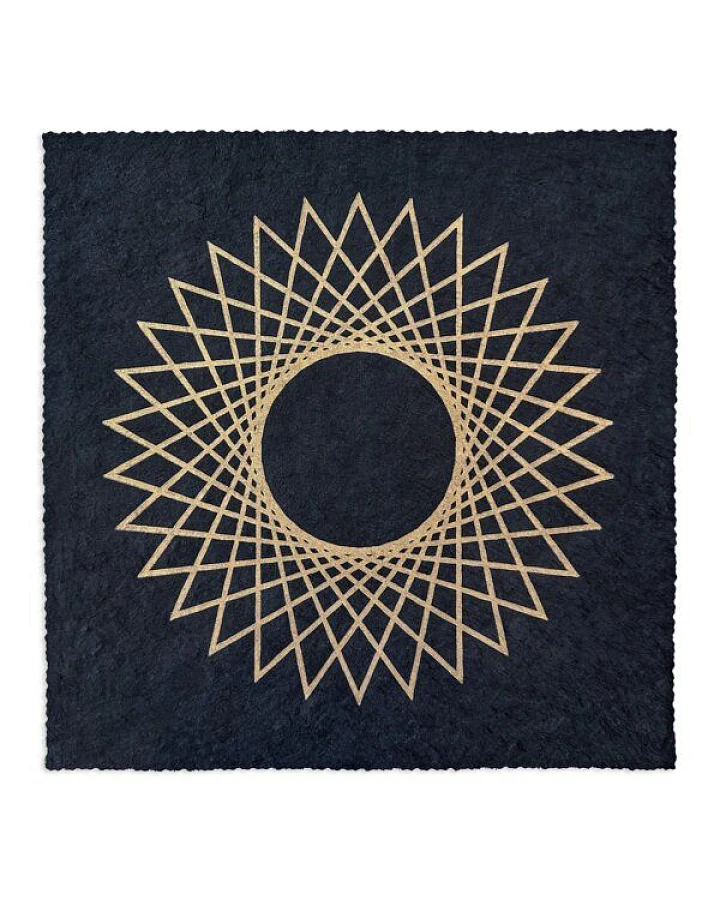 Veskor Cassiopeia STERN POLYGON (30/11) Heilige Geometrie Linoldruck