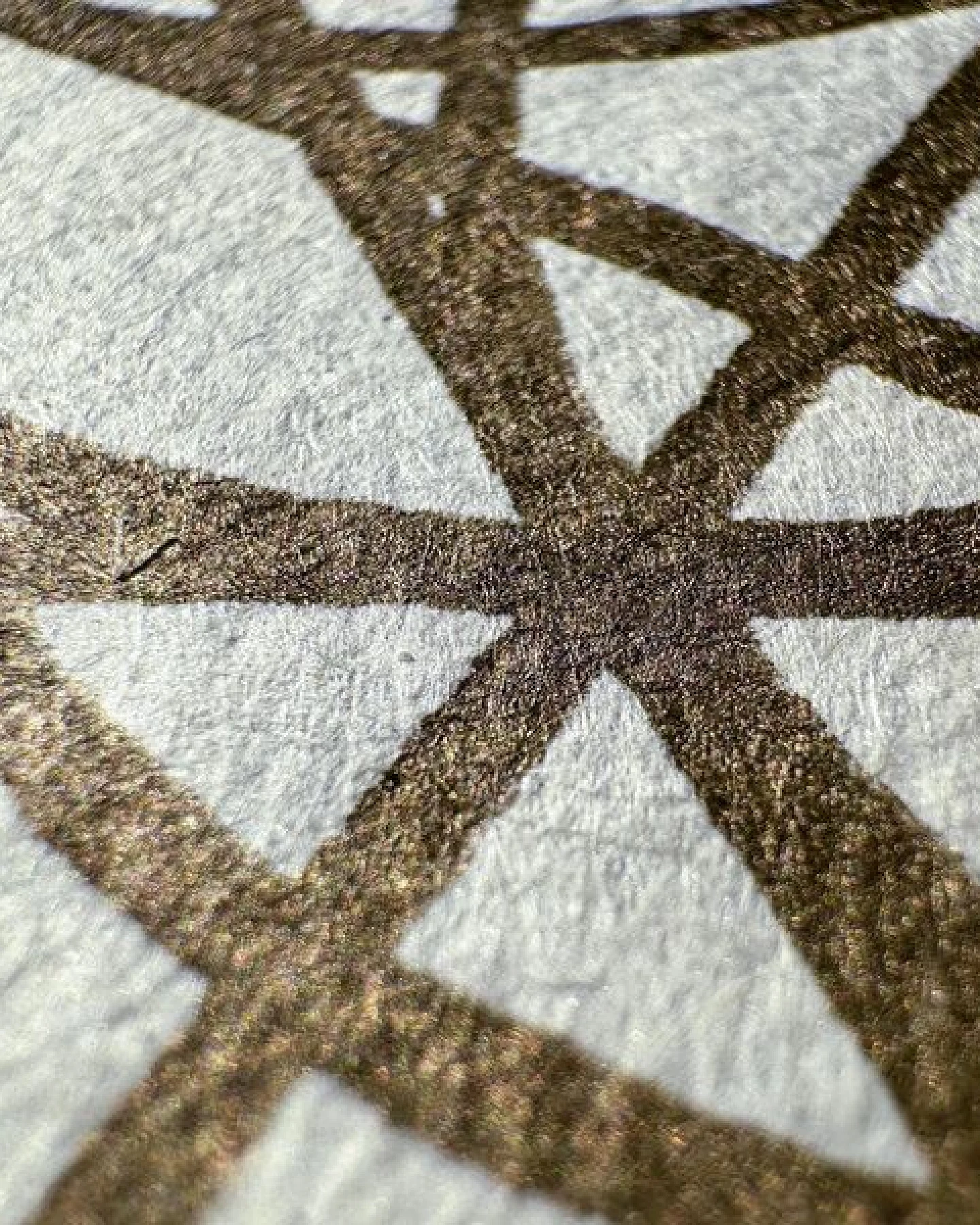 Veskor Cassiopeia STERN DES LEBENS Heilige Geometrie Linoldruck – Ansicht 2