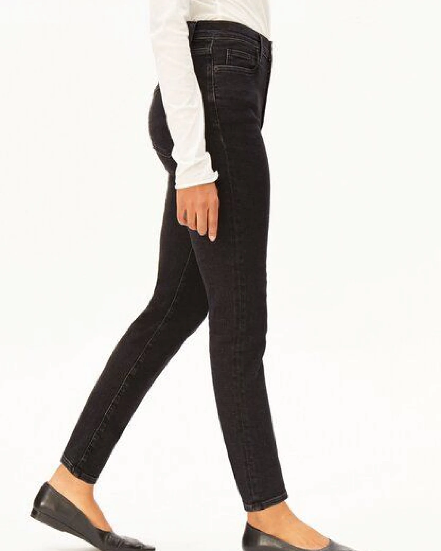 ARMEDANGELS INGAA Damen Skinny Jeans High Waist Bio-Baumwoll Mix X-Stretch – Ansicht 4