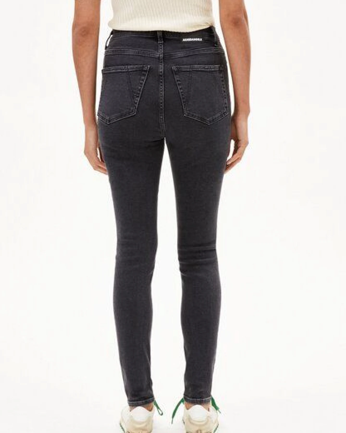 ARMEDANGELS INGAA Damen Skinny Jeans High Waist Bio-Baumwoll Mix X-Stretch – Ansicht 2