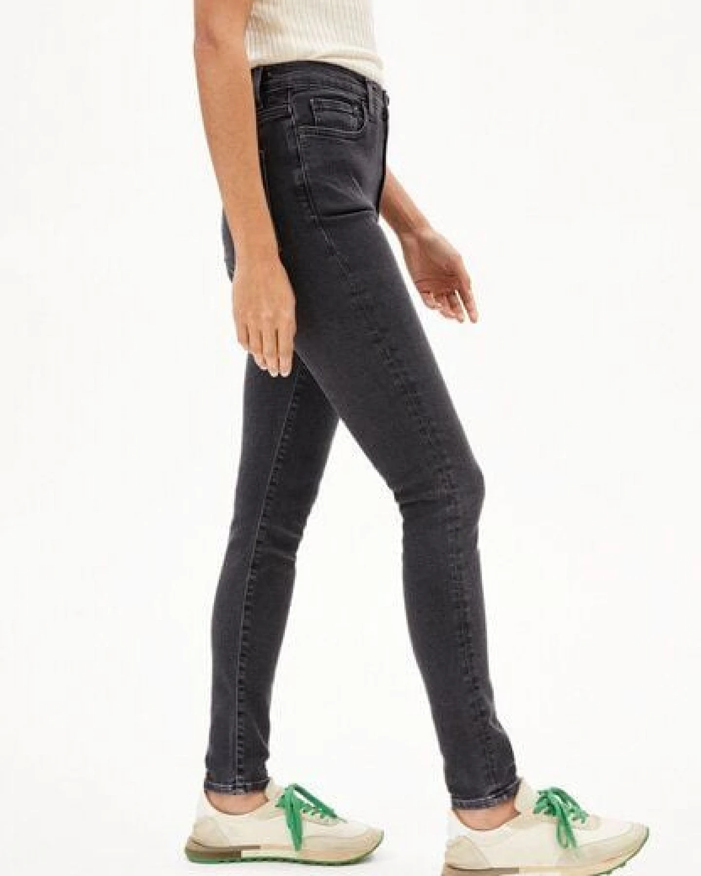 ARMEDANGELS INGAA Damen Skinny Jeans High Waist Bio-Baumwoll Mix X-Stretch – Ansicht 4
