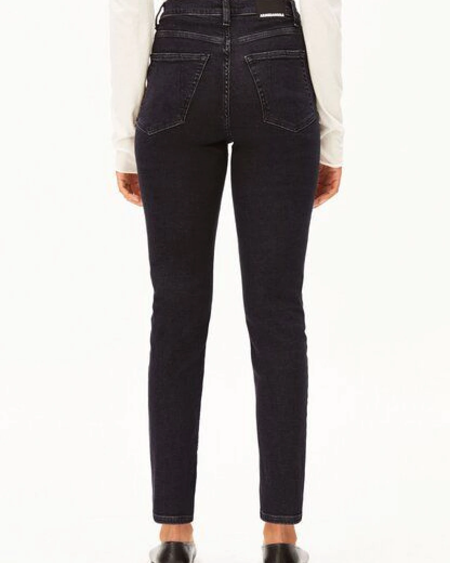 ARMEDANGELS INGAA Damen Skinny Jeans High Waist Bio-Baumwoll Mix X-Stretch – Ansicht 2