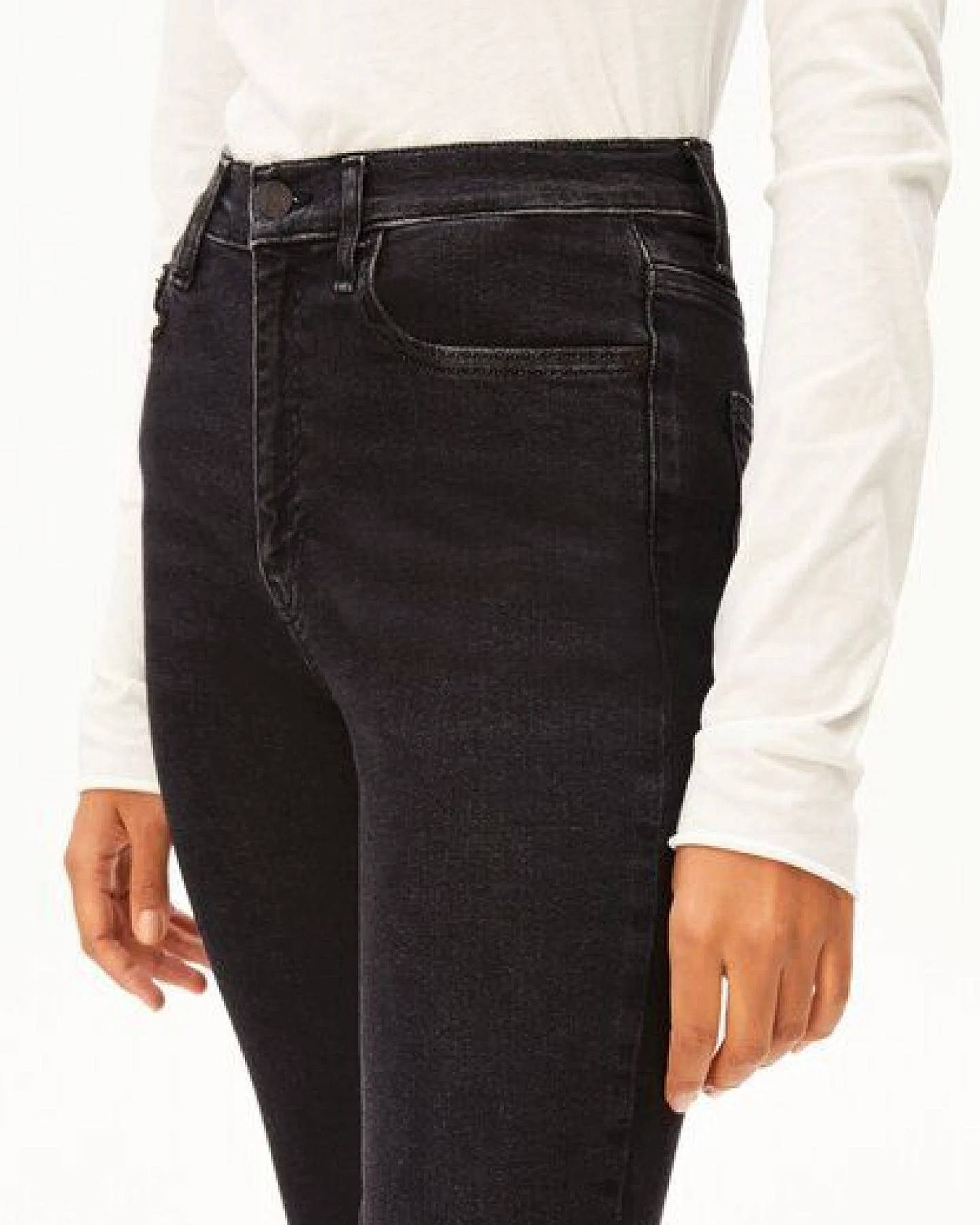 ARMEDANGELS INGAA Damen Skinny Jeans High Waist Bio-Baumwoll Mix X-Stretch – Ansicht 3