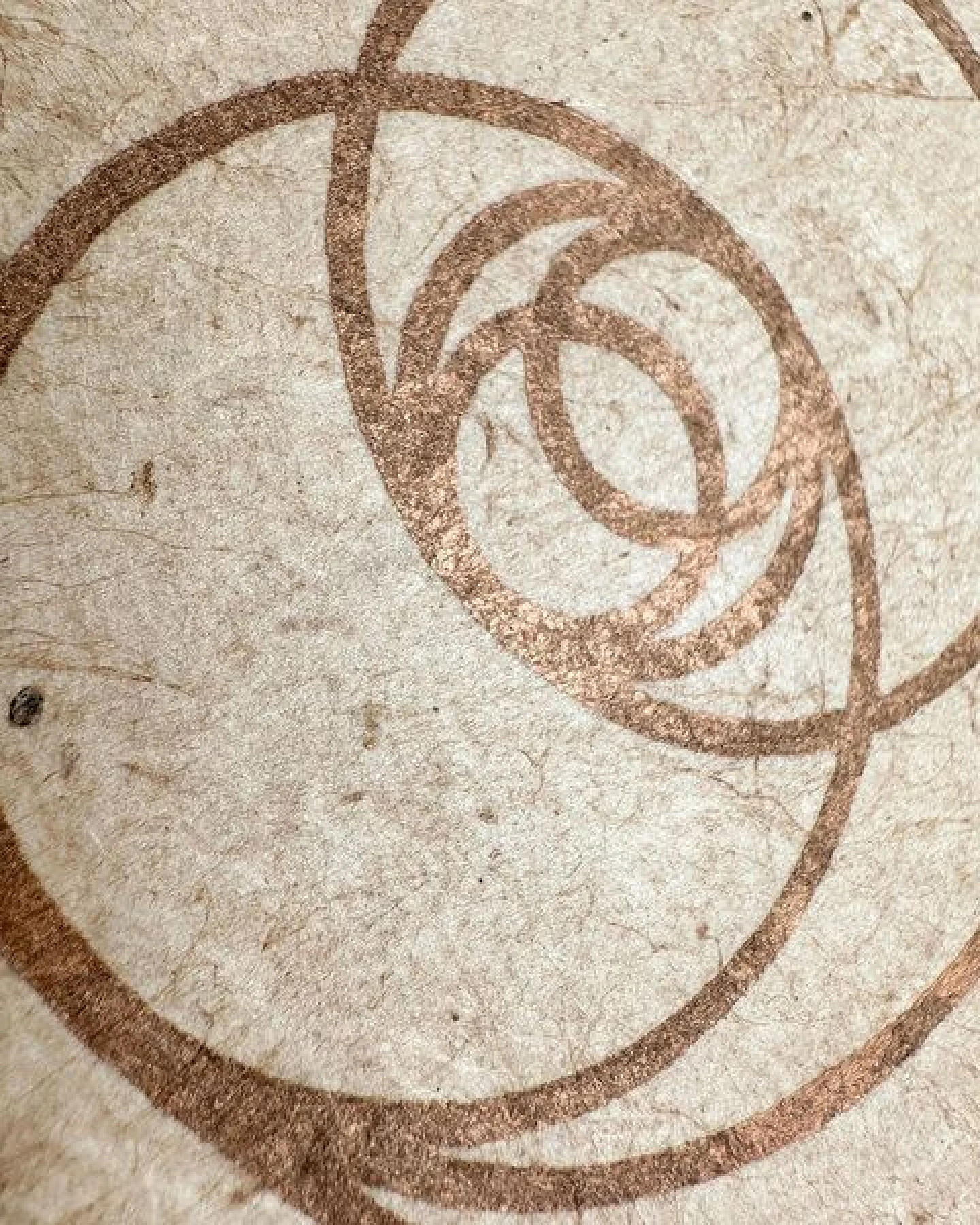 Veskor Cassiopeia VESICA PISCIS Heilige Geometrie Linoldruck – Ansicht 3