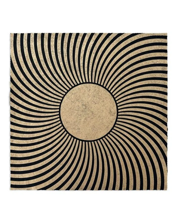 Veskor Cassiopeia PSYCHEDELIC SUN Op-Art Linoldruck