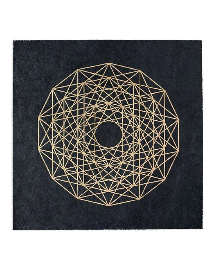 Veskor Cassiopeia PENTELLATED 6-SIMPLEX Heilige Geometrie Linoldruck