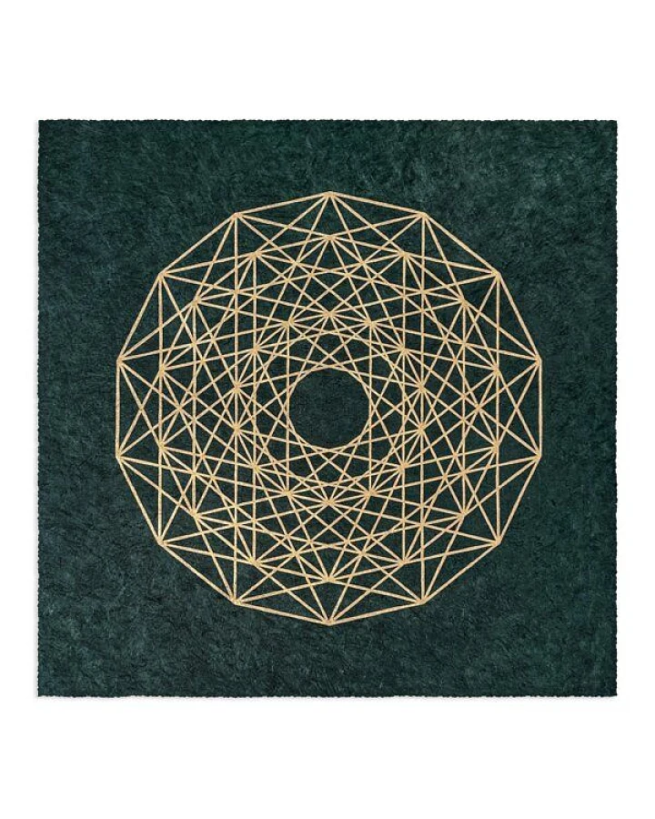 Veskor Cassiopeia PENTELLATED 6-SIMPLEX Heilige Geometrie Linoldruck